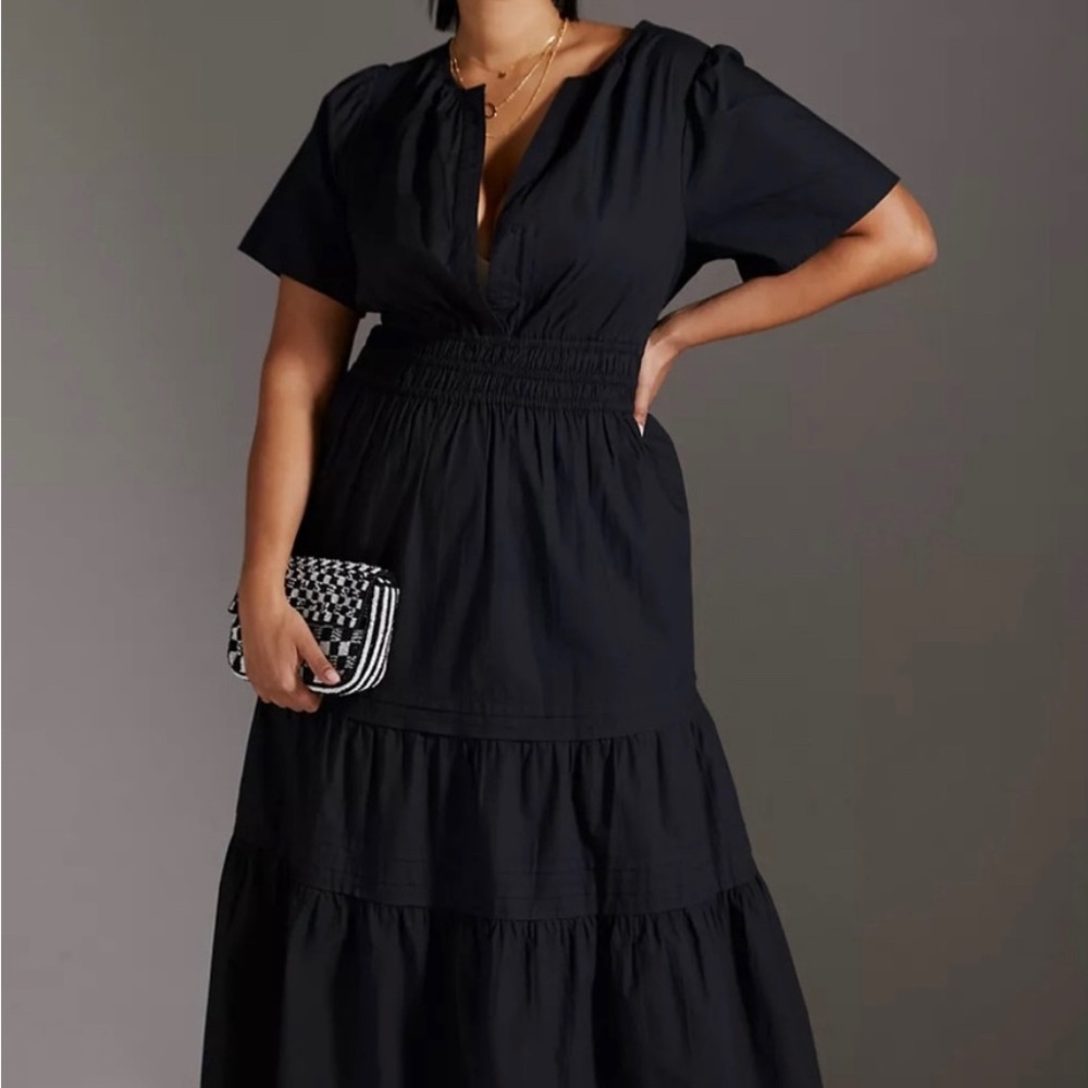Anthropologie Somerset dress in black - XS